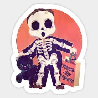 Skeleton Kid Sticker